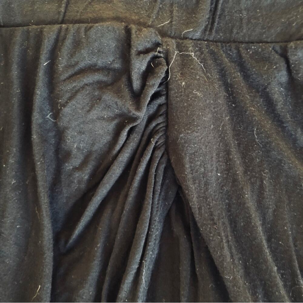 UO STARING AT STARS Black Column High Mid Rise Waisted Side Slit Maxi Skirt S - Picture 6 of 7
